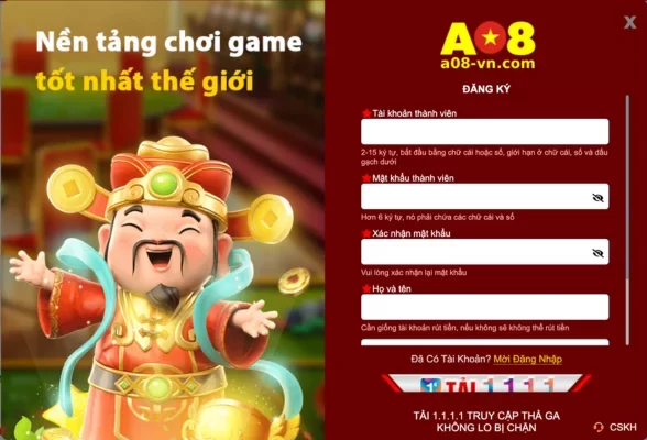 ĐĂNG KÝ A08